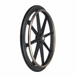 Promo 😉 Mon Ster 24"x1-3/8" Complete Push Wheel Assembly With Flat-Free Tire & Quick Release Axle For The Pride Stylus 👏