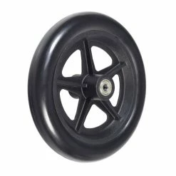 Budget 🧨 Pride Mobility 8"x1.25" Flat-Free Black Caster Wheel Assembly For The Pride Stylus 400 & Stylus LS 🎁