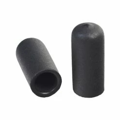 Deals ❤️ Black Rubber Tips For 5/8" Round Invacare Style Wheelchair Wheel Locks Extensions (Set Of 2) 👏